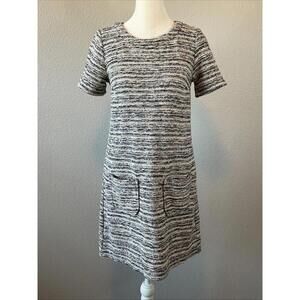 Loft Tweed Mini Dress Gray Size XS